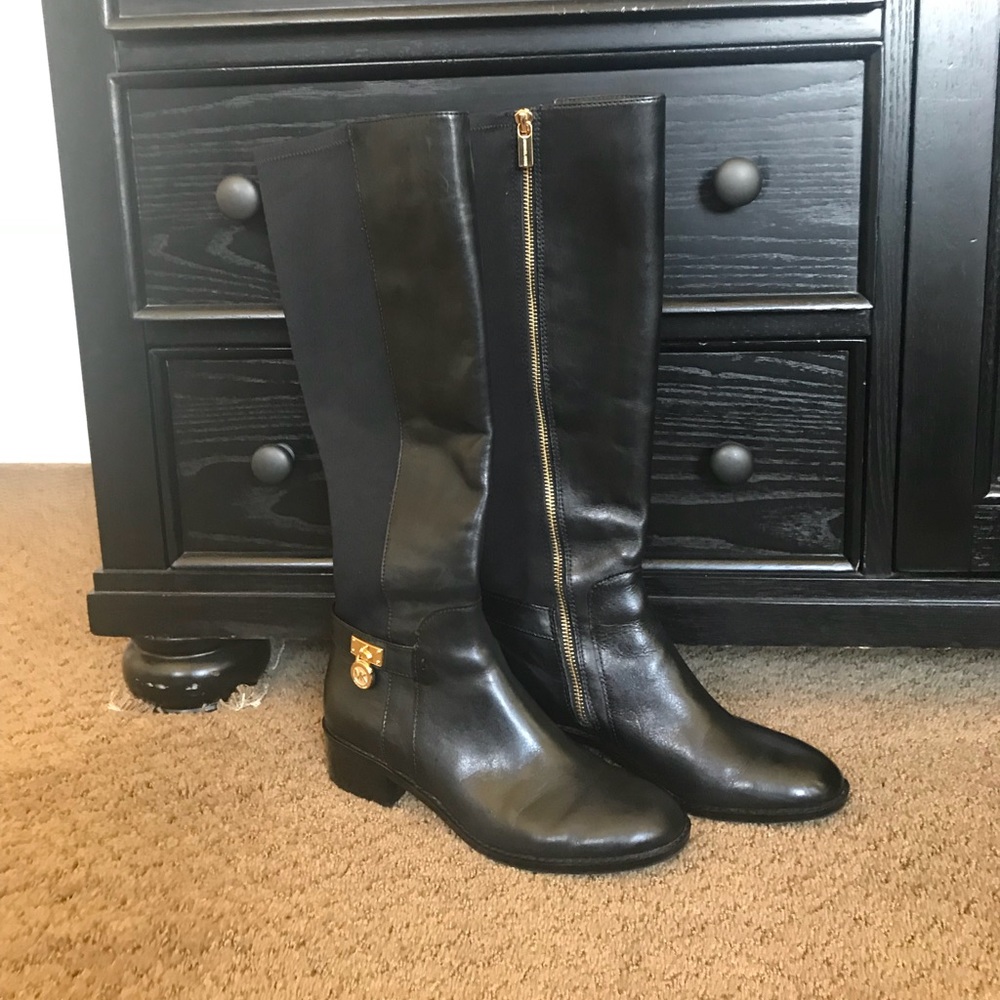 ALL 5* SELLER BlackGold Michael Kors riding boots!